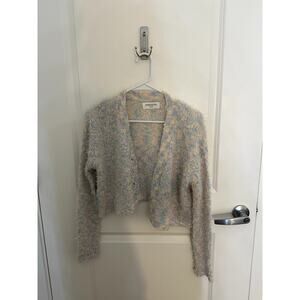 Pinkyotto Cotton Candy Tweed Cardigan – One Size, Excellent Condition